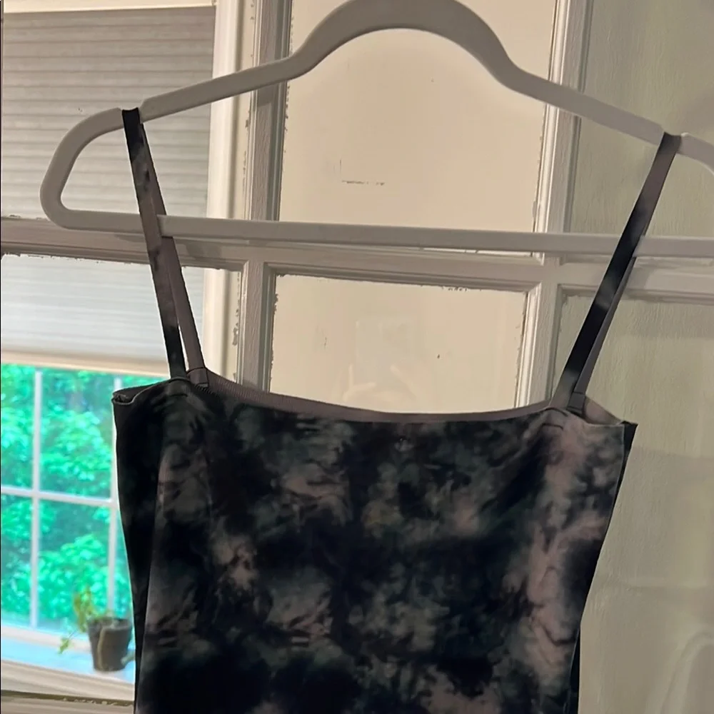 Zara Black Sheath Midi Dress Spaghetti Strap - Picture 5 of 8